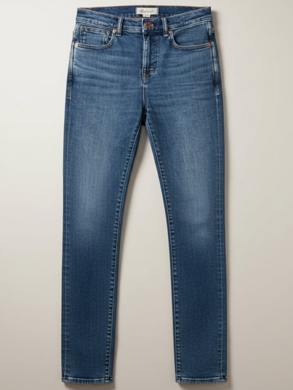 Madewell Mid‑Rise Stovepipe jeans